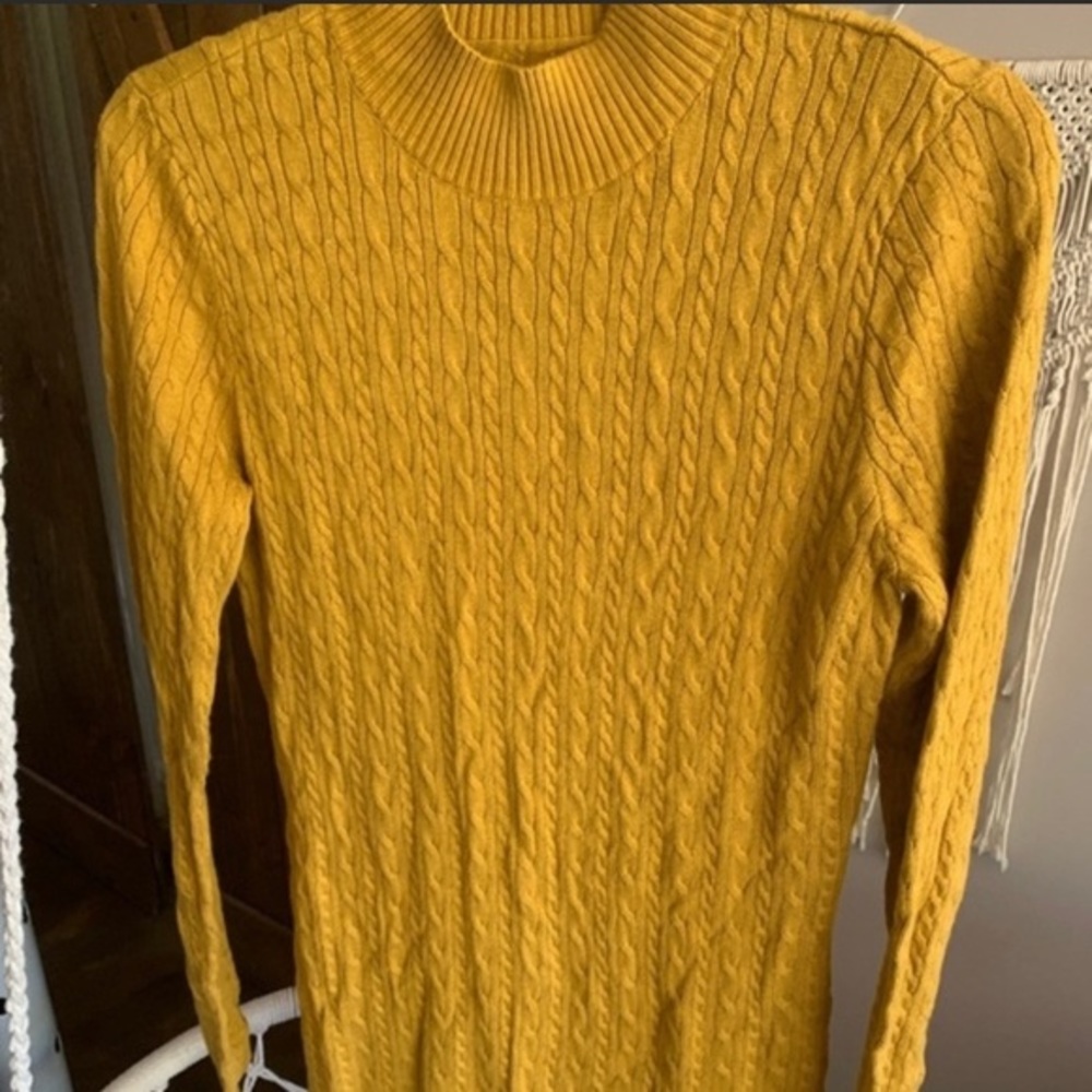 NWT Abercrombie & Fitch Cable Knit Sweater Dress Available In XS~S~M Available